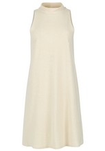 Load image into Gallery viewer, Mock Neck Dress in Beige, Flat Lay

